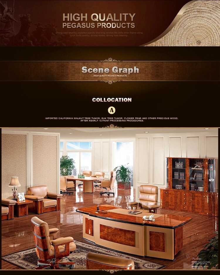 68028-a Italy Luxury Office Desk